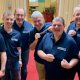 Members of the Lincolnshire Pathway Rollout team show off their branded blue polo shirts